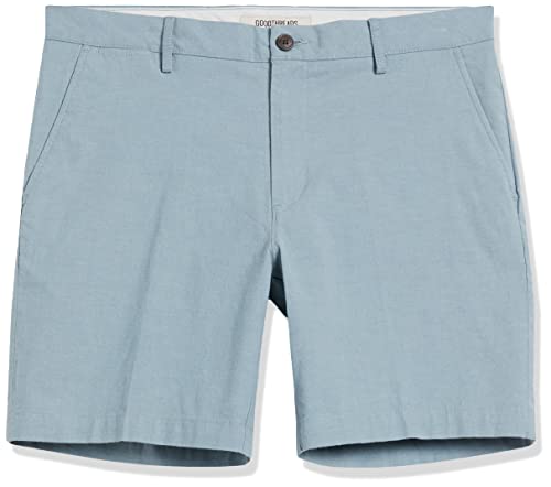 Image of Amazon Essentials Men's Slim-Fit 7 inch Lightweight Comfort Stretch Oxford Shorts with Tapered Leg