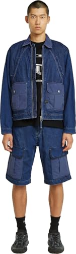 G-STAR Raw - Mens Mixed Coach Zip Jacket, Color Faded Indigo Patched, Size: X-Large3