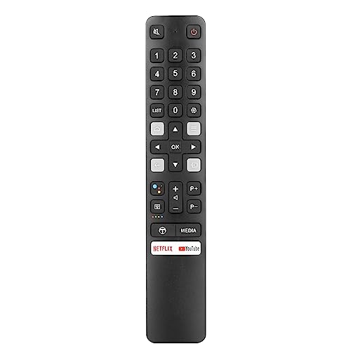 New ARC901V RC901V FMR1 Replacement Voice Remote Control Compatible with TCL LED TV 65P8 65P8S 65P725 75P725 65S434 70S430 75S434 55S430 43S430 65Q637 55Q637 Controller with Netflix YouTube Buttons