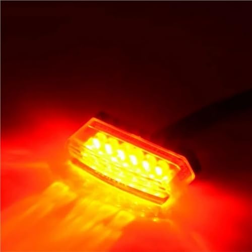 Freno luces trasero luz de matrícula universal intermitente moto 4