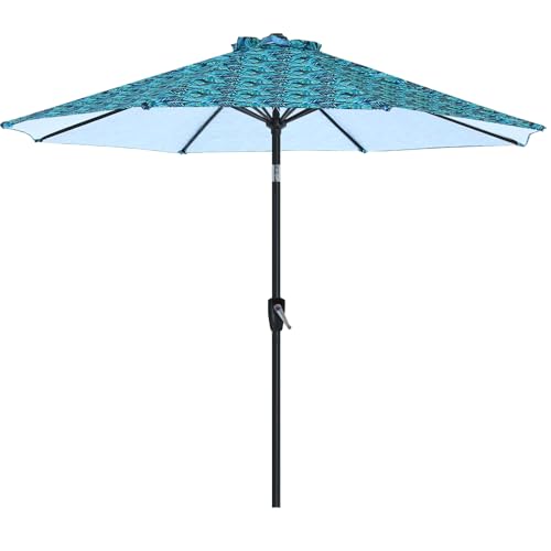 Image of ABCCANOPY 9FT Patio Umbrella Outdoor 8 Ribs Table Umbrella(Grass Green)