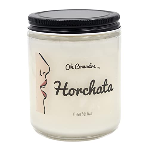 Oh Comadre Candle Horchata Scented, Classic 8 oz Large Jar