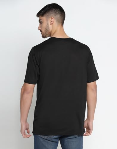 Image of INKKR Men's Solid Regular Fit T-Shirt