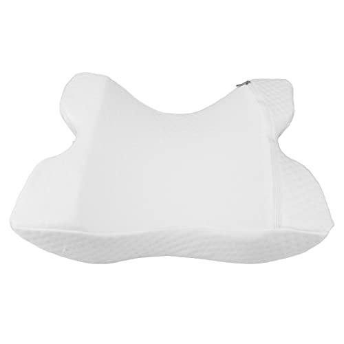BAFOVY Memory Foam Arm Pillow, u Form Weißes Schlaftkissen mit Armloch, für Reisen, Nickerchen, Büroangestellte, Verhindern Sie den Schmerz Im Unteren Rücken