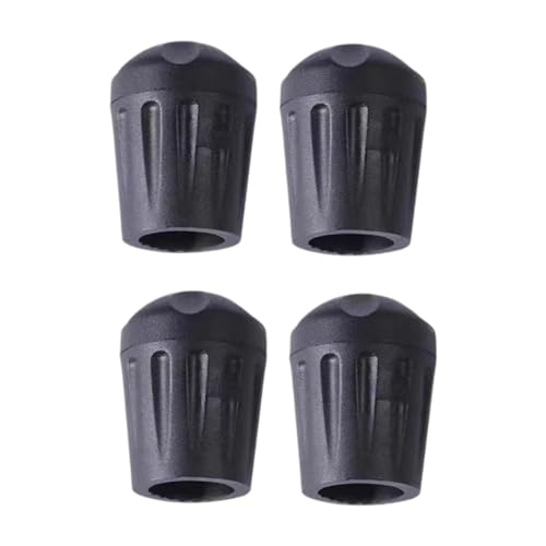 Folpus【2025新登場・椅子用フットカバー】 4 個セット キャンプ用チェアフットカバー 脚キャップ 交換用 ゴム製 滑り止め チェアパッド プロテクター 折りたたみ椅子 チェアレッグ カバー 沈み込み防止 椅子足キャップ 椅子脚プロテクター, 内径1.8cm