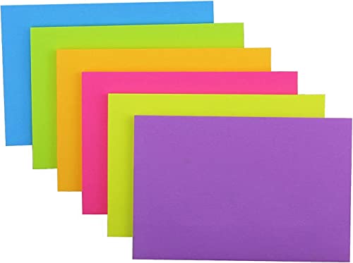 Image of MeRaYo Sticky Notes and Sticky Notes Set Pad Big Size 4x6, to do List for School, Office Supplies, Desk Accessories (6 Pads) (45 Sheets /Pad)