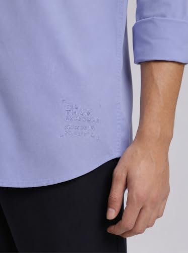 Image of FYLTR Men's Full Sleeve Overdyed Solid Shirt - Regular Fit | Full Sleeve | Double Pockets | Travel Shirts for Men | Casual Shirts for Men