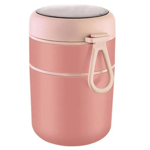 Toolvvik Recipiente Aislante para Alimentos, de Acero Inoxidable, Ideal para Estudiantes y Oficinistas, 710 Ml. C