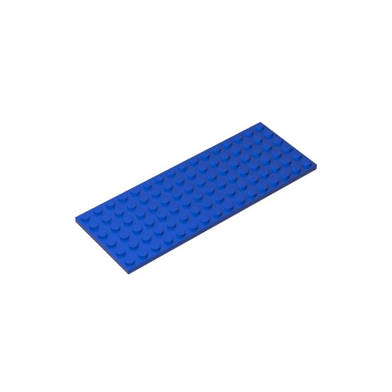 XYEIUGO Compatible with LEGO 3027 Foundation Plate 6x16, Blue, 10 PCS โ image 1
