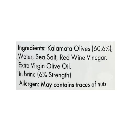 Image of Dolce Vita Jumbo Pitted Kalamata Olives in Brine, 3300g | Drained Weight 2kg |
