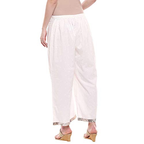 Image of BIBA Womens Printed Palazzo Pants