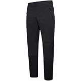 Dare 2b Überhose mit Schutztechnik, wasserdicht, atmungsaktiv und strapazierfähig mit verklebten Nähten und seitlichem Reißverschluss 3/4 Overlocks, Herren, Schwarz, FR: L (Größe Hersteller: L)