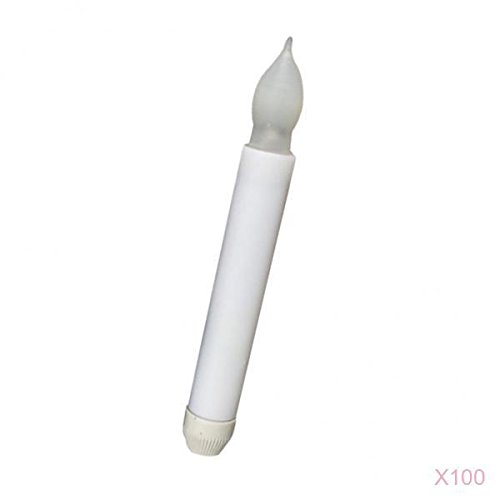 100 pieces 165mm tall electric led candle flameless candle for party decor a|home & garden| home d?©cor| candles