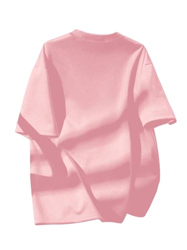 SweatyRocks Girl's Cute Letter Print Graphic Tees Short Sleeve Crewneck Casual Loose T Shirt Tops2