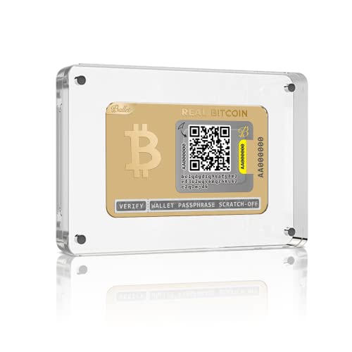 Ballet REAL Bitcoin Gold-Plated Cold Storage Wallet Card, 1-Single - Image 3