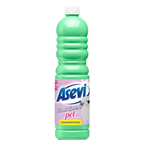 Asevi Concentrated Pet-Friendly Floor Cleaner Liquid Fresh & Powerful Cleaning for Laminate Stone & Hard Surfaces 1L Bottle