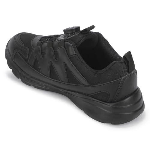 Image of Liberty LEAP7X Black Velcro School Shoes for Kids