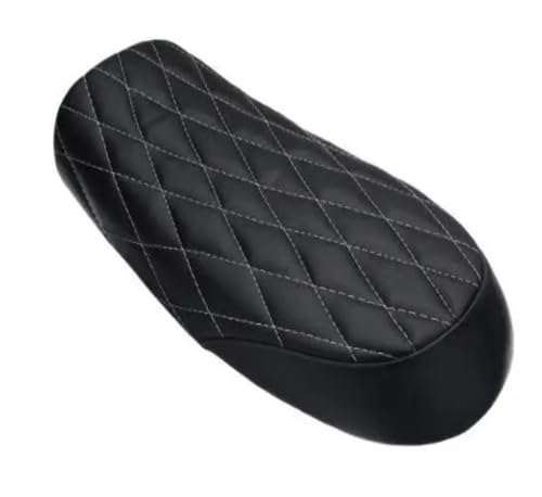 Asiento de motocicleta cafe racer Flat E para Suzuki GN125 y GN250