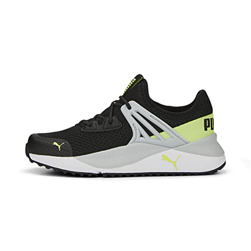 Image of Puma Pacer Future Hook and Loop Sneaker, Black-Platinum Gray-Lily Pad, 1 US Unisex Little Kid