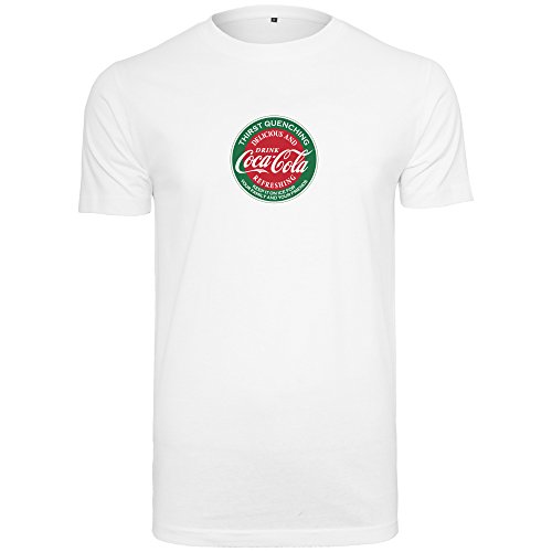 MERCHCODE MC138_220_XXL Hombres Ropa Superior/Camiseta Coca Cola Retro, Men's, White