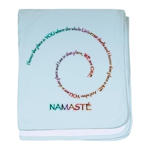 CafePress Meaning of Namaste Baby Blanket, Super Soft Newborn Swaddle