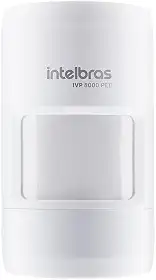 IVP 8000 PET Sensor de movimento infravermelho passivo sem fio Intelbras