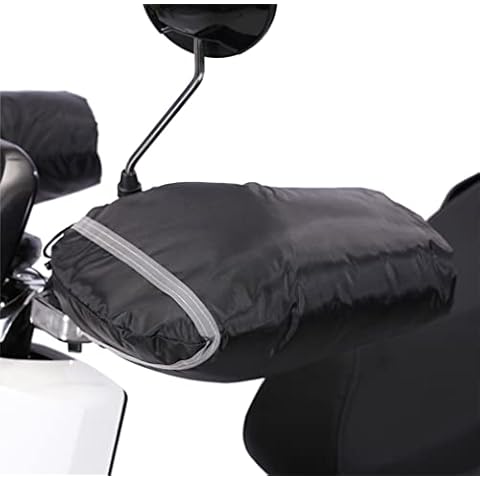 IBLUELOVER Motorcycle Handlebar Gloves Waterproof Motorbike Muffs Handlebar Warmers Windproof Winter Scooter Bike Gloves Mittens with Big Mouth for Motorcycles Scooters Bike Snowmobiles Cover