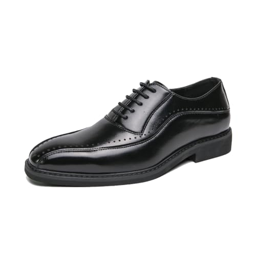 Chaussures de ville homme Oxford cuir PU à lacets pour mariage affaires bureau