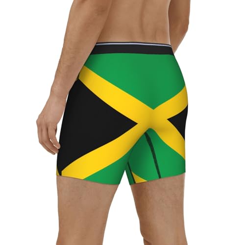 Flag of Jamaica Men's boxer briefs, high-elastic, breathable fabric, multiple sizes (S-2XL)4