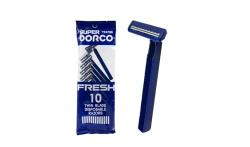 Dorco Super Fresh Twin Blade Disposable Razors - 10ct