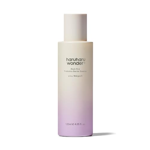 Image of haruharu Wonder Black Rice Probiotics Barrier Essence, 4.05 fl.oz, Skin Flooding & Layering, Strengthens Skin Barrier, Moisturizes, Glowy Radiant Skin, Non-Comedogenic, Vegan Korean Skincare