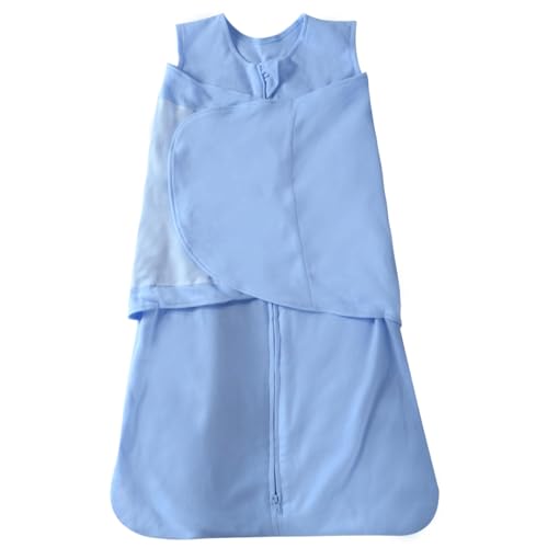 Image of AugTwig Baby Sleep Sack Swaddle 2 Pack,Swaddles 3-6 Months,3-Way Adjustable Wearable Transition Blanket 100% Organic Cotton,12-18 lbs,1.0 TOG