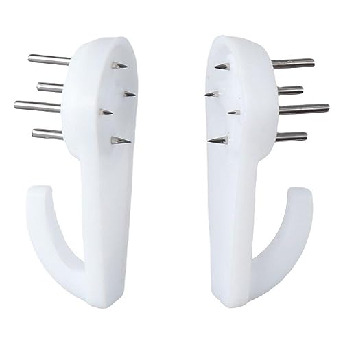 Image of 30 Pcs Traceless Nail Hooks Concrete Wall Hooks Non-Trace Hanging Hook for Picture Photo Frame Clock Hangers