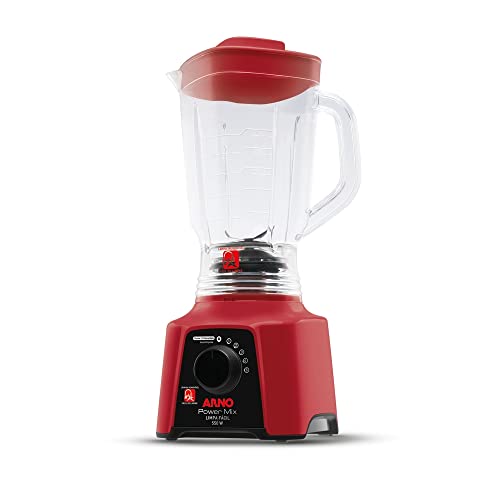 Liquidificador Arno Power Mix Limpa Fácil Vermelho 110v