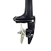 2-stroke 3.5HP outboard marine engine, boat engine, heavy duty fishing boat engine, petrol trolling motor with water-cooled CDI system, short shaft, for rubber boats, inflatable boats, kayaks., 66354