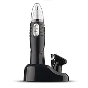 2 in 1 Ear Nose Hair Trimmer Clipper, Electric Waterproof Shaving Safety Face Care Nose Beard Cleaning Machine, Portable Hair Trimmer for Men Women Razor