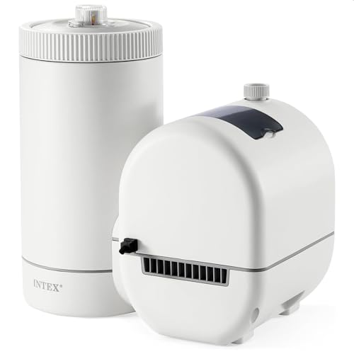 INTEX C2500 Krystal Clear Cartridge Filter Pump for Above Ground Pools: 2500 GPH Pump Flow Rate – Improved Circulation and Filtration – Easy Installation – Improved Water Clarity – Easy-to-Clean
