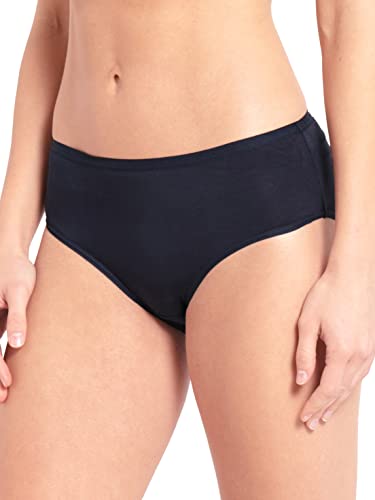 Image of Jockey 1807 Women's High Coverage Micro Modal Elastane Stretch Mid Waist Hipster with Ultrasoft Exposed Waistband