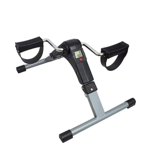 Ejercitador de pedal plegable con monitor LCD portátil