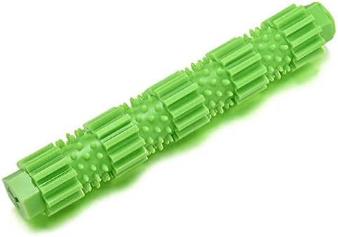 Miniatura 9 de Juguete masticable para perros y mascotas, para masticadores agresivos, dispensador de golosinas, juguete de limpieza de dientes de goma chirriante