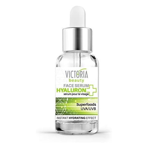 Victoria Beauty Hyaluron+ Face Serum with Hyaluronic Acid and Hydrating Superfoods – The Best Anti-Aging and Anti-Wrinkle Moisturizer – 100% Vegan Product, 20ml Cover