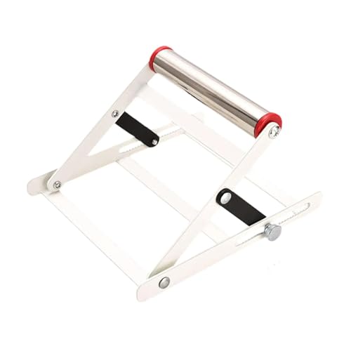 NYTFHMS Height Adjustable Tool Cart for Cutting Machines Versatile Workshop Material Holder Portable Utility Trolley Ideal for Workshop Ion and Tool Storage