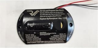 Surface Mount Dual CO2 and Propane Alarm for RVs - Black RVCOLP-2B