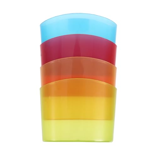 NIYANGLE Soporte para Bolsitas de Té Gancho Lateral 4 Unidades Multicolor Accesorio para Taza de Té y Soporte para Galletas Adecuado para Hogar Oficina y Picnics