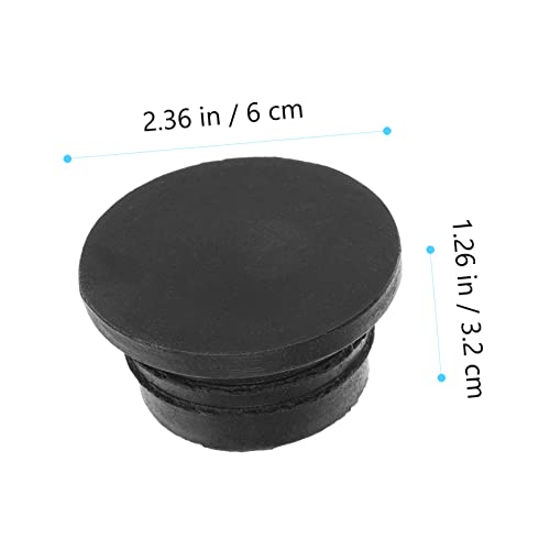Tapones de goma para escalera de piscina 6 piezas miniatura 2