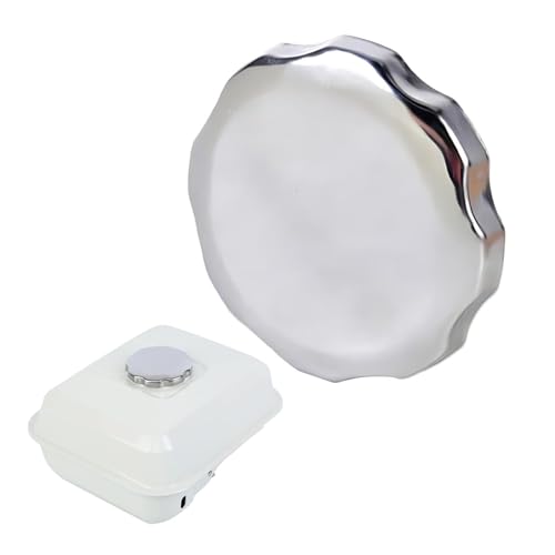 Capuchon de réservoir d'essence chrome pour moteurs GX160 GX200 GX240 GX270 GX340 GX390 (2.8 * 0.7 inch)