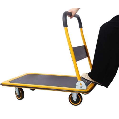 Carrito Plegable Resistente con Ruedas Giratorias y Capacidad 330 lb miniatura 5