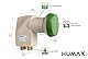 HUMAX Green Power Quad-LNB, 4 Teilnehmer, Satelliten universal LNB, Stromsparend, 4-Fach, LTE-Filter, Wetterschutzgehäuse, vergoldete F-Buchsen, für digitales Fernsehen in HD, Full HD und 4K UHD