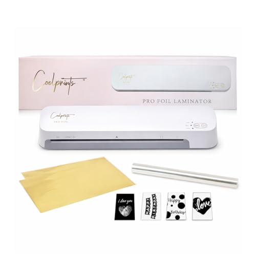 Coolprints Laminadora Termica Pro Foil 12 Pulgadas Profesional 2 en 1 Enmicadora Compacta y Ligera A4 Carta A3 Tabloide