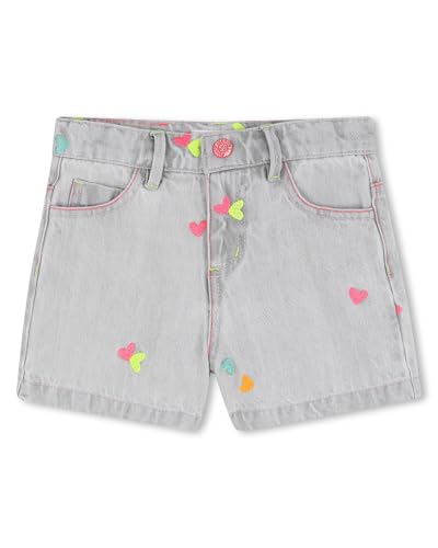 Pantalones cortos de mezclilla Billieblush: comodidad y estilo gris para niña